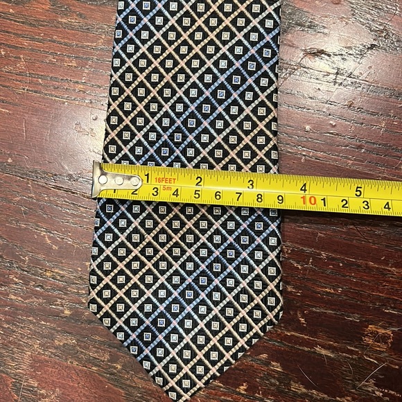 Gia Franco Valentino 100% silk multicolored printed tie - Picture 9 of 9